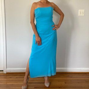 Strapless Formal Dress to Ankle Dress